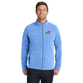 Port Authority® Heather Microfleece Full-Zip Jacket