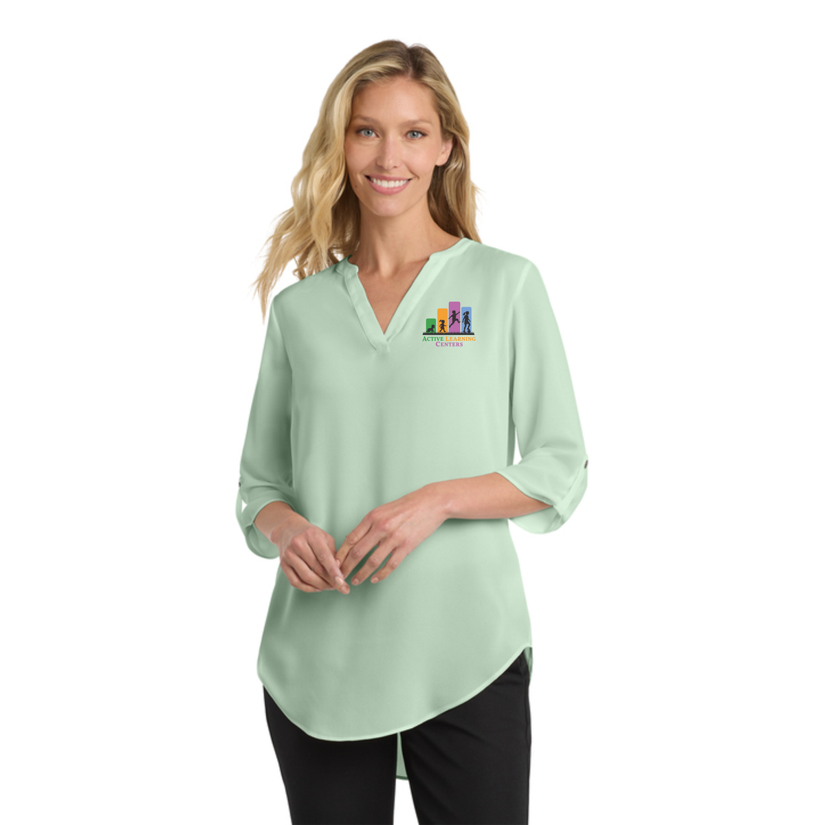 Port Authority® Women's 3/4-Sleeve Tunic Blouse